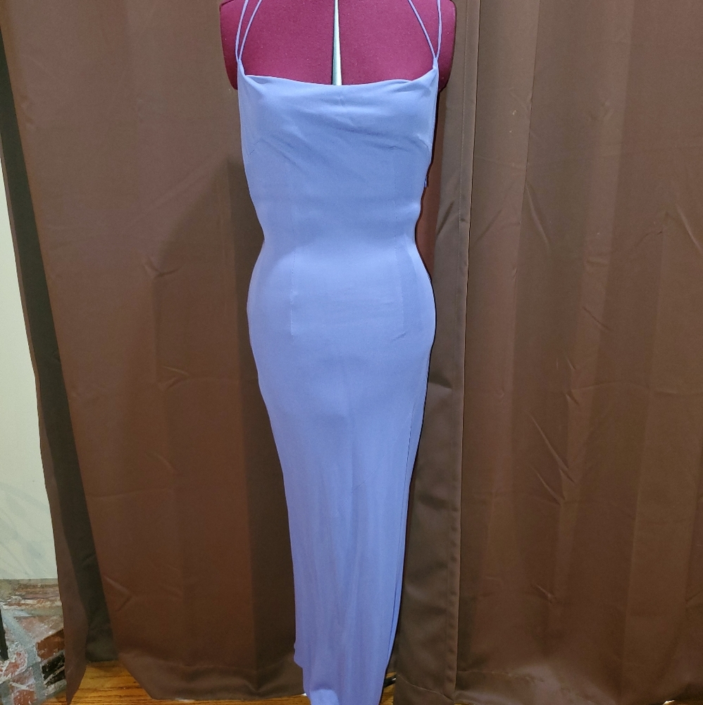 Privilege Sexy Backless Lavendar Dress